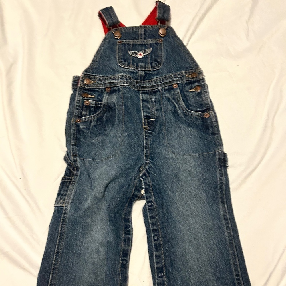 VINTAGE *** Toddler Jean Overalls